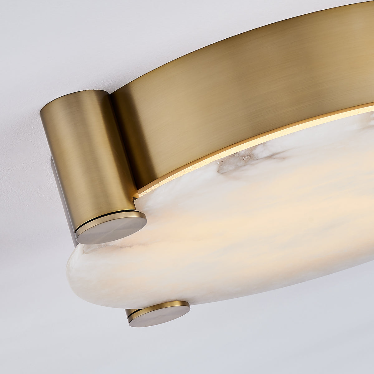 Kalco - 528743WB - LED Flush Mount - Lumba - Winter Brass