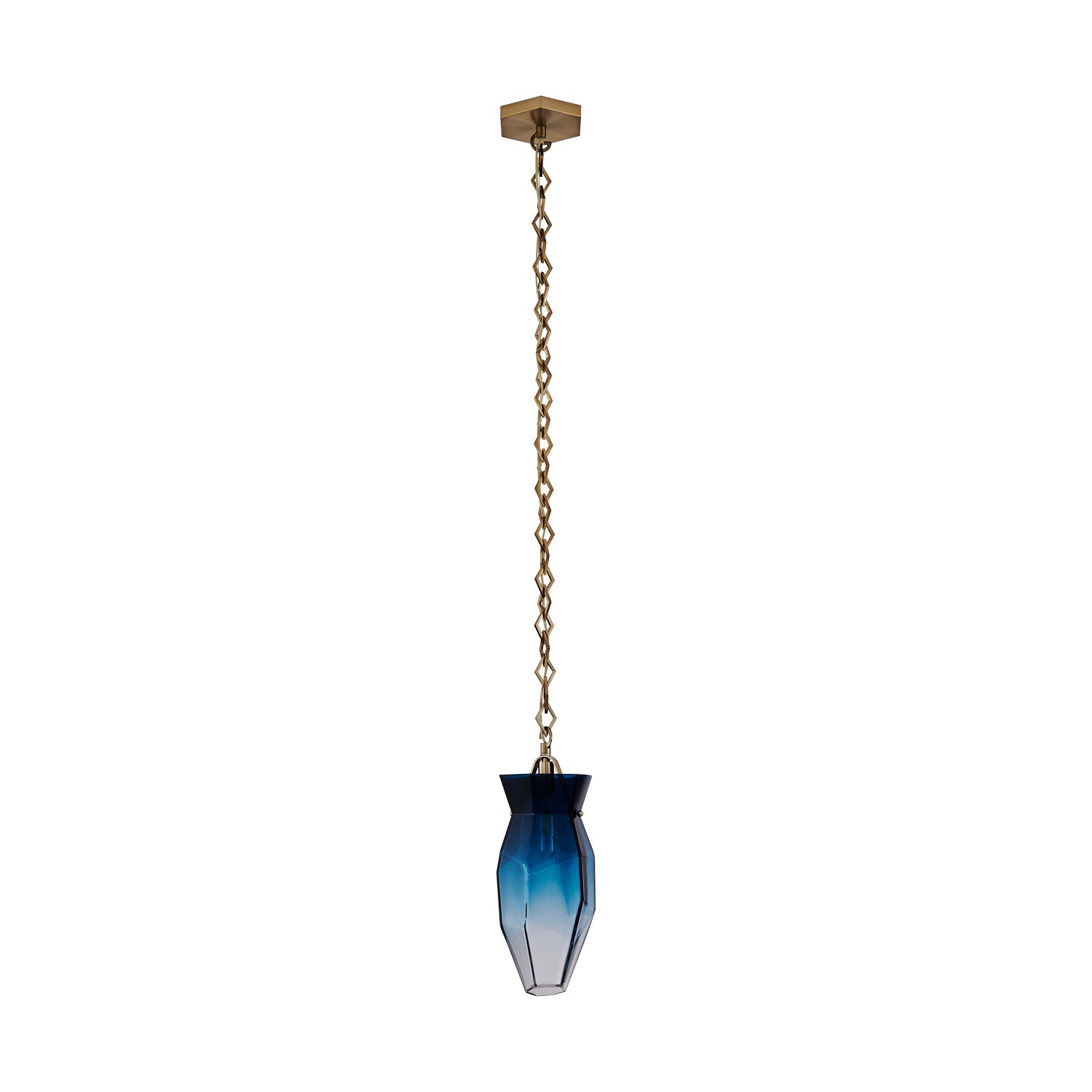 Kalco - 528311WB - One Light Pendant - Bolsa - Winter Brass