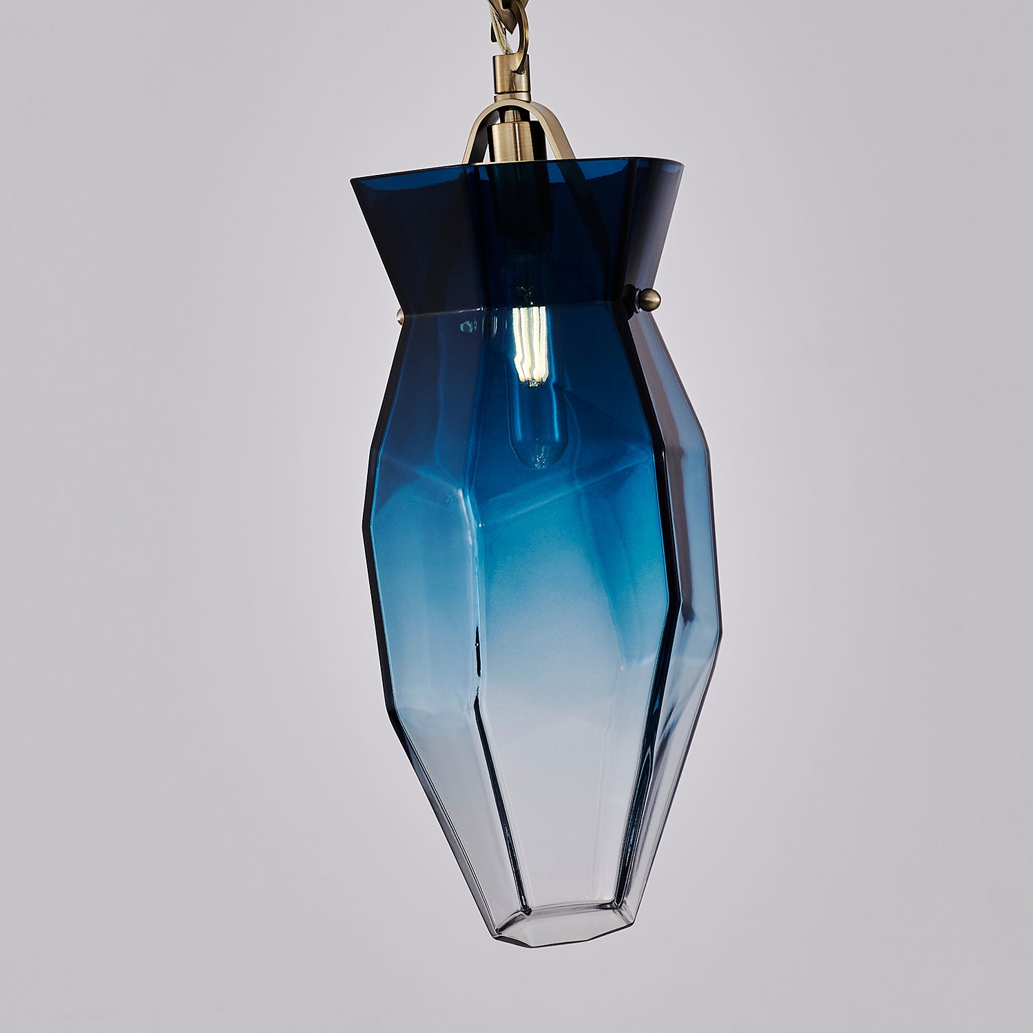 Kalco - 528311WB - One Light Pendant - Bolsa - Winter Brass