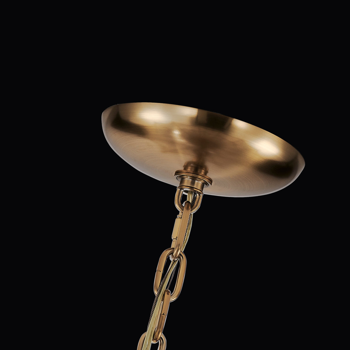 Kalco - 527751VGB - 40 Lumières Suspendu - Orner - Laiton vintage