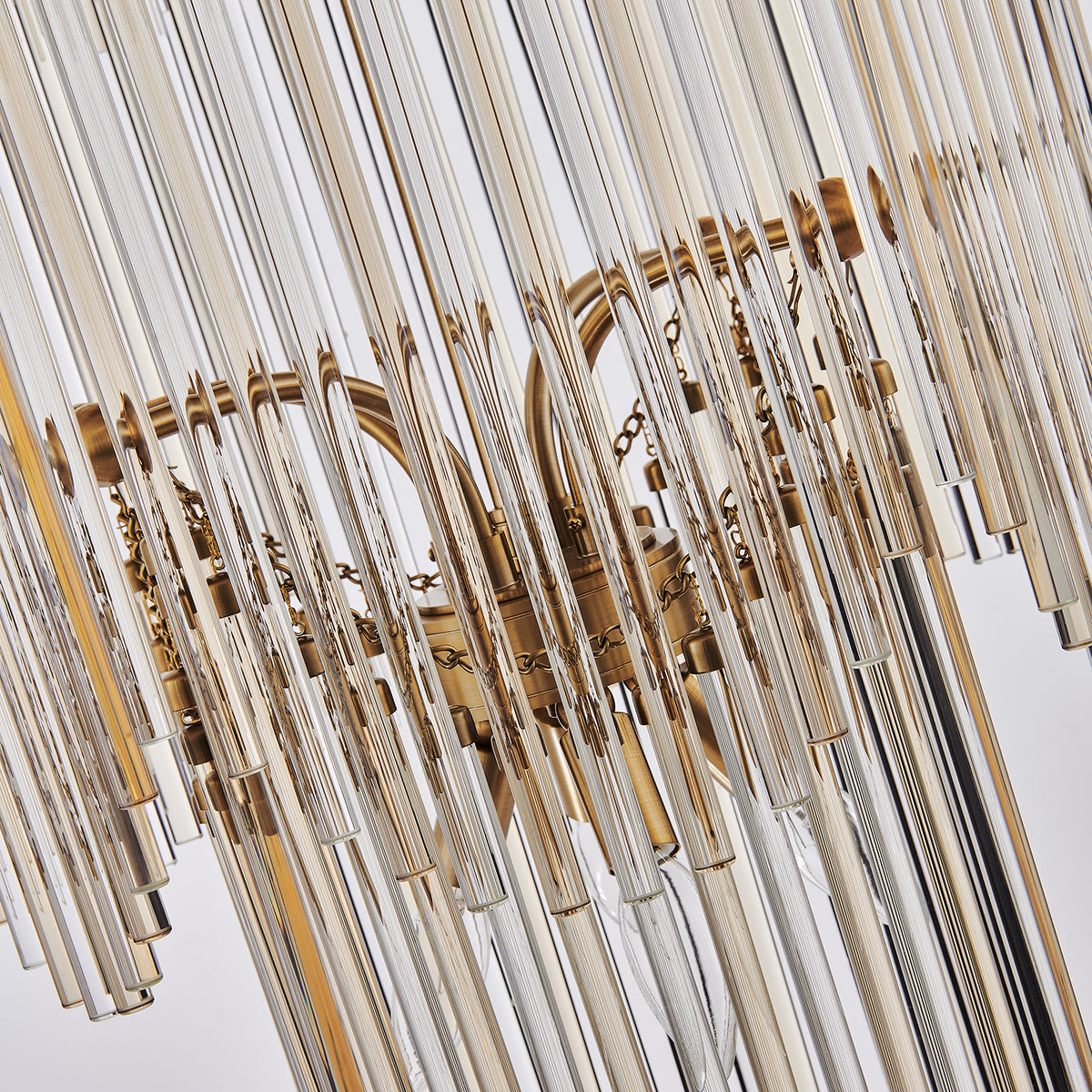 Kalco - 527751VGB - 40 Lumières Suspendu - Orner - Laiton vintage