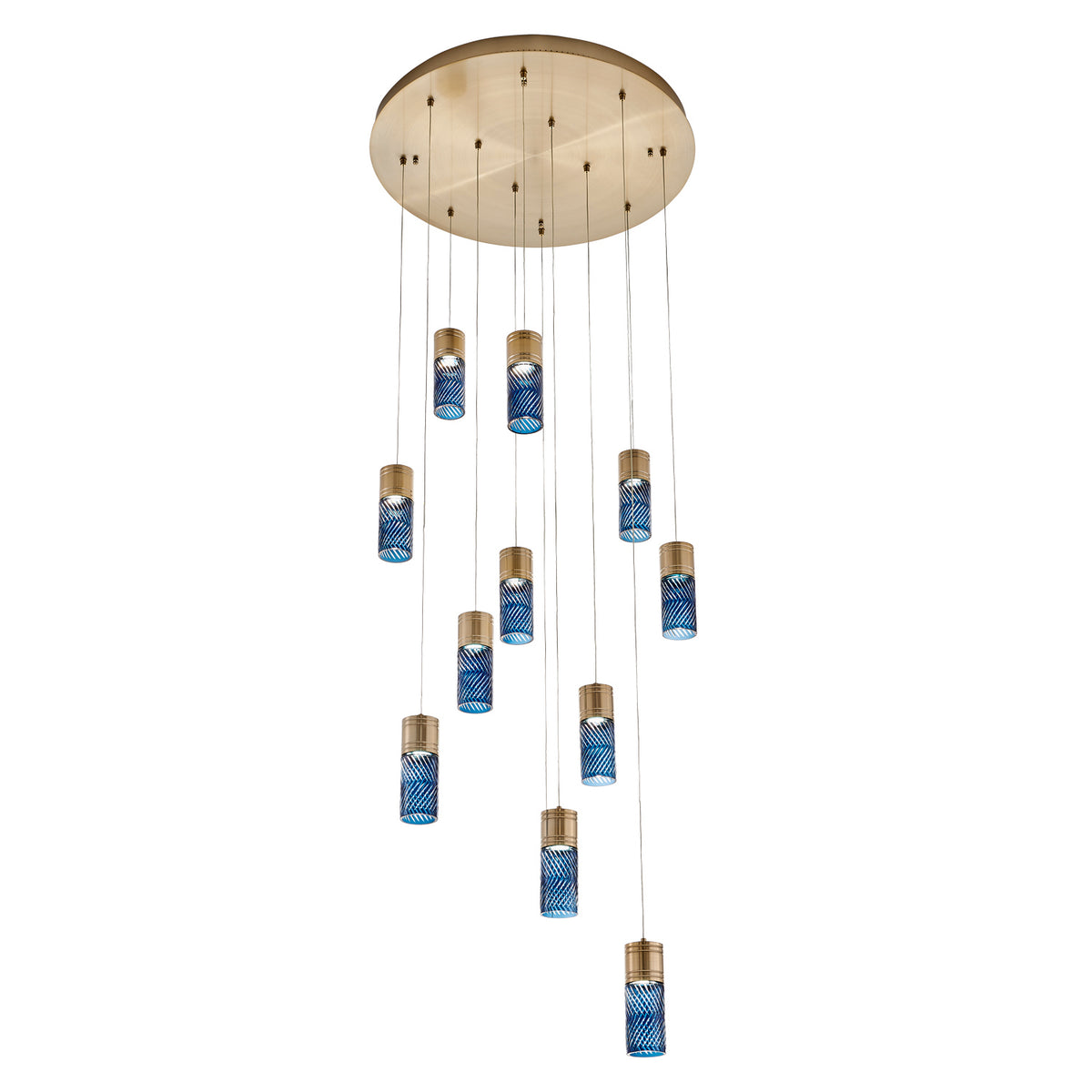 Kalco - 524952WB - LED Suspendu - Kiriko - Cuivres d'hiver