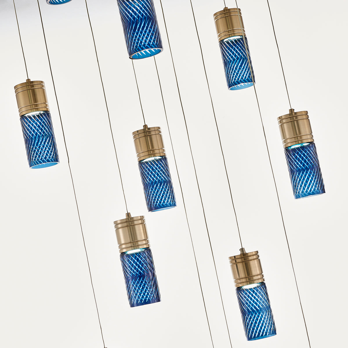 Kalco - 524952WB - LED Suspendu - Kiriko - Cuivres d'hiver