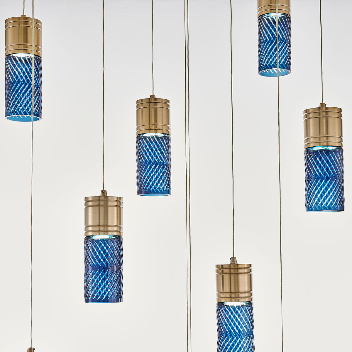 Kalco - 524952WB - LED Suspendu - Kiriko - Cuivres d'hiver