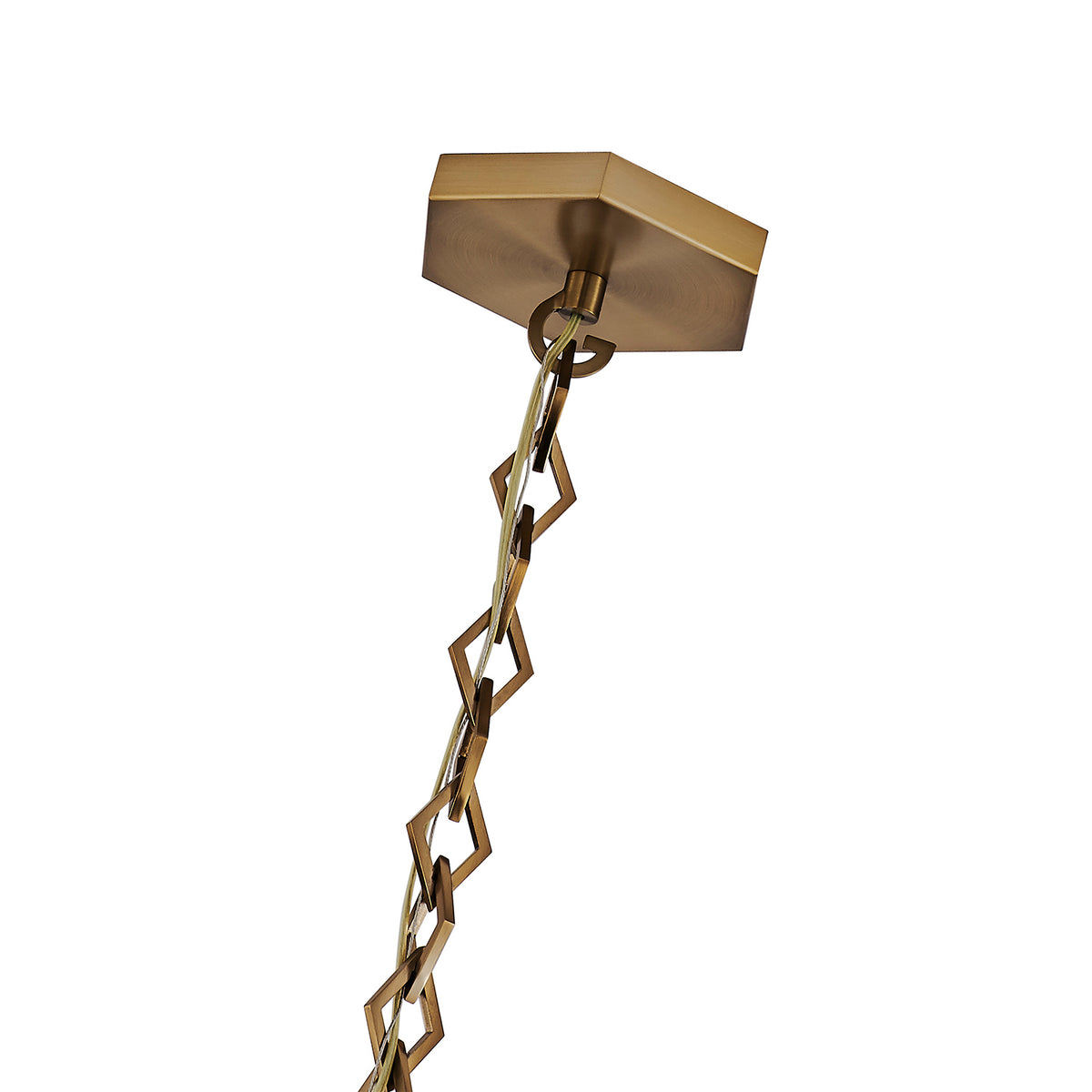 Kalco - 528313WB - One Light Pendant - Bolsa - Winter Brass