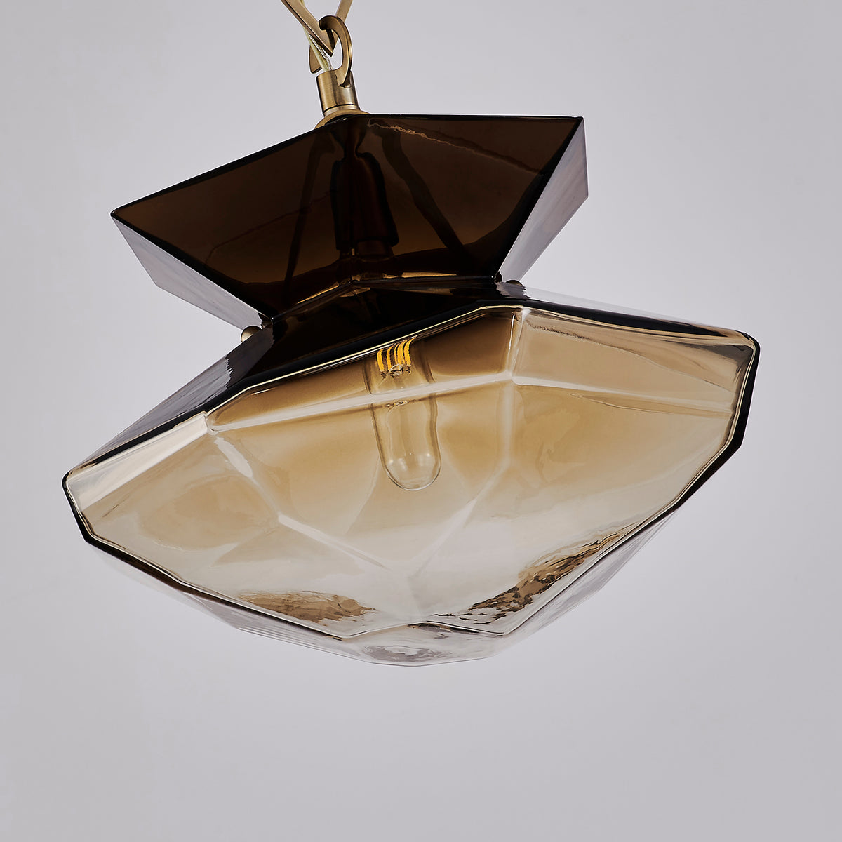 Kalco - 528313WB - One Light Pendant - Bolsa - Winter Brass