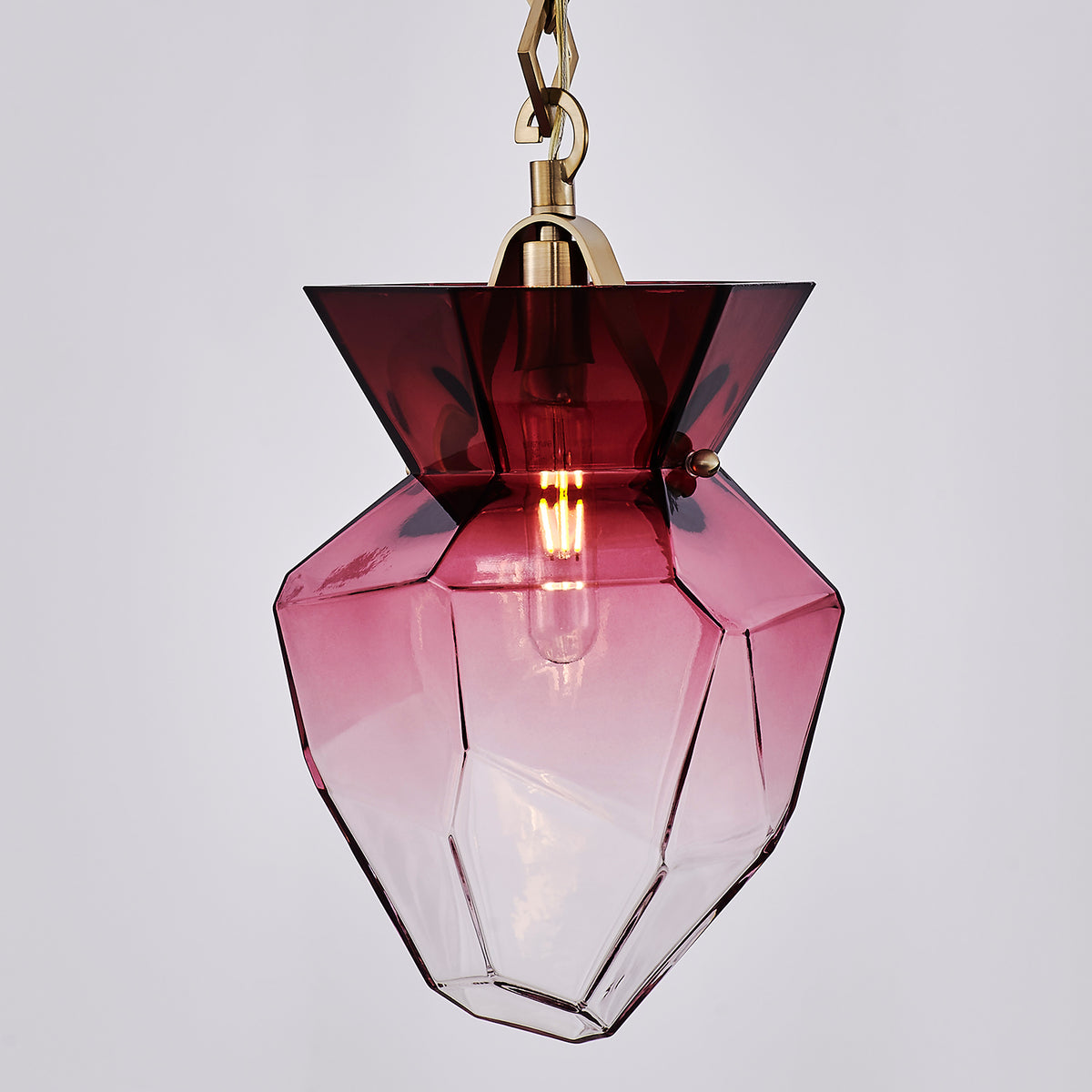 Kalco - 528312WB - One Light Pendant - Bolsa - Winter Brass