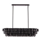 Kalco - 524661BN - Ligne à neuf lumières Suspension - Uroko - Nickel noir