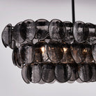 Kalco - 524661BN - Ligne à neuf lumières Suspension - Uroko - Nickel noir