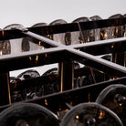 Kalco - 524661BN - Ligne à neuf lumières Suspension - Uroko - Nickel noir