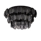 Kalco - 524645BN - Four Light Flush Mount - Uroko - Black Nickel