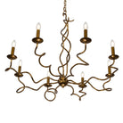 Kalco - 529256ORB - Huit Lumières Suspendu - Rizo - Bronze huilé
