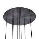 Kalco - 529553SBN - Nine Light Chandelier - Pallina - Satin Black Nickel