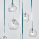 Kalco - 529553WB - Nine Light Chandelier - Pallina - Winter Brass