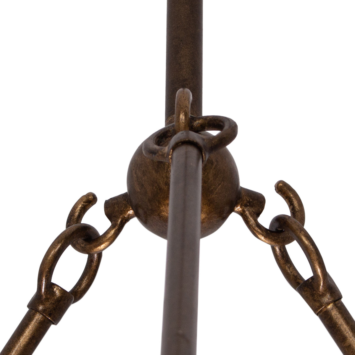 Kalco - 529056PAB - Neuf Lumières Suspendu - VittOria - Laiton antique nacré