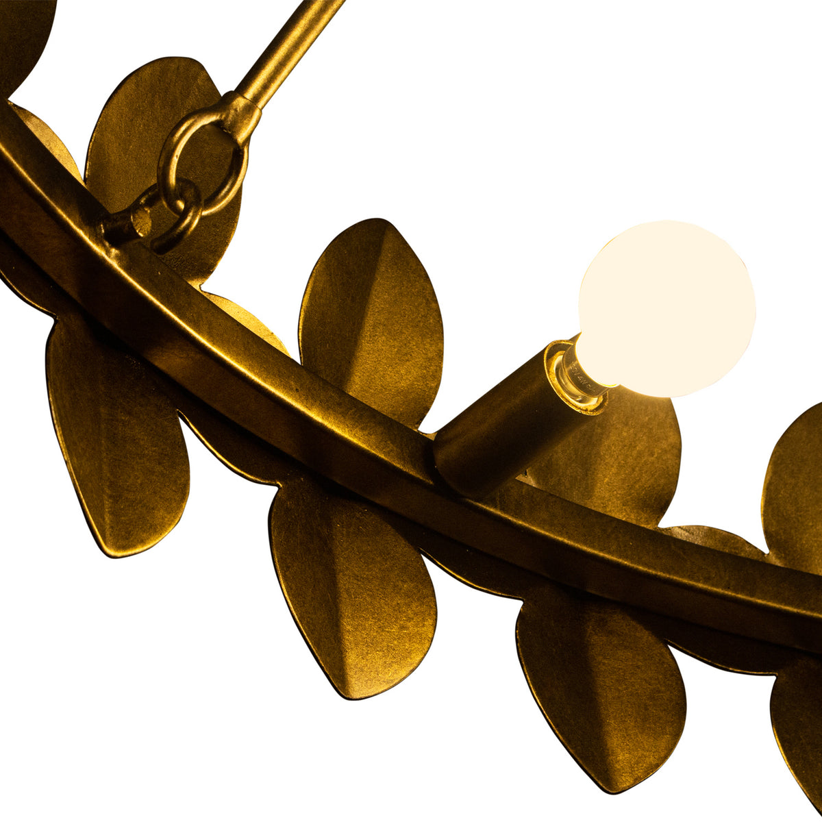 Kalco - 529056PAB - Neuf Lumières Suspendu - VittOria - Laiton antique nacré