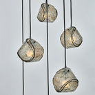 Kalco - 529552SBN - Six Light Chandelier - Pallina - Satin Black Nickel