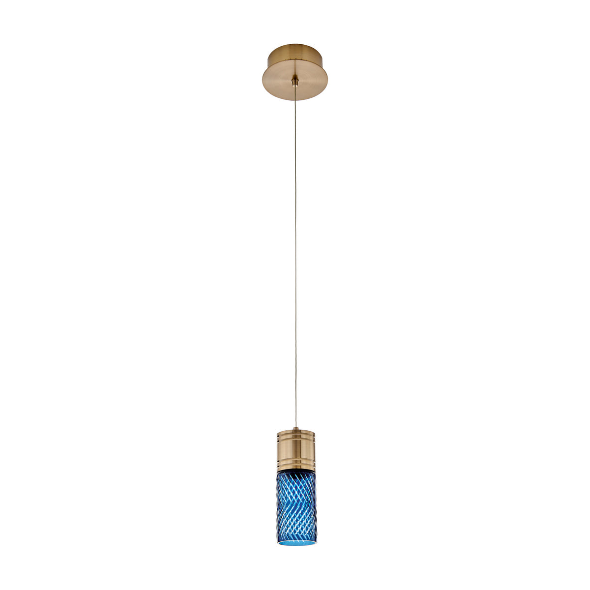 Kalco - 524911WB - LED Pendant - Kiriko - Winter Brass