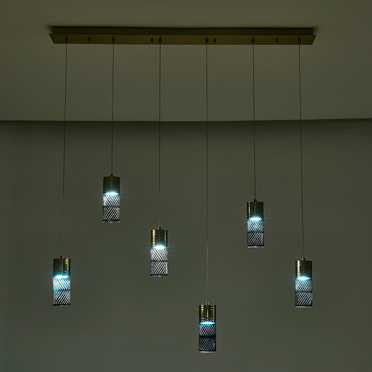 Kalco - 524961WB - LED Linear Pendant - Kiriko - Winter Brass