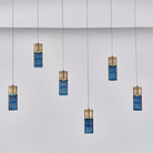 Kalco - 524961WB - LED linéaire Suspension - Kiriko - Cuivres d'hiver