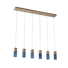 Kalco - 524961WB - LED linéaire Suspension - Kiriko - Cuivres d'hiver