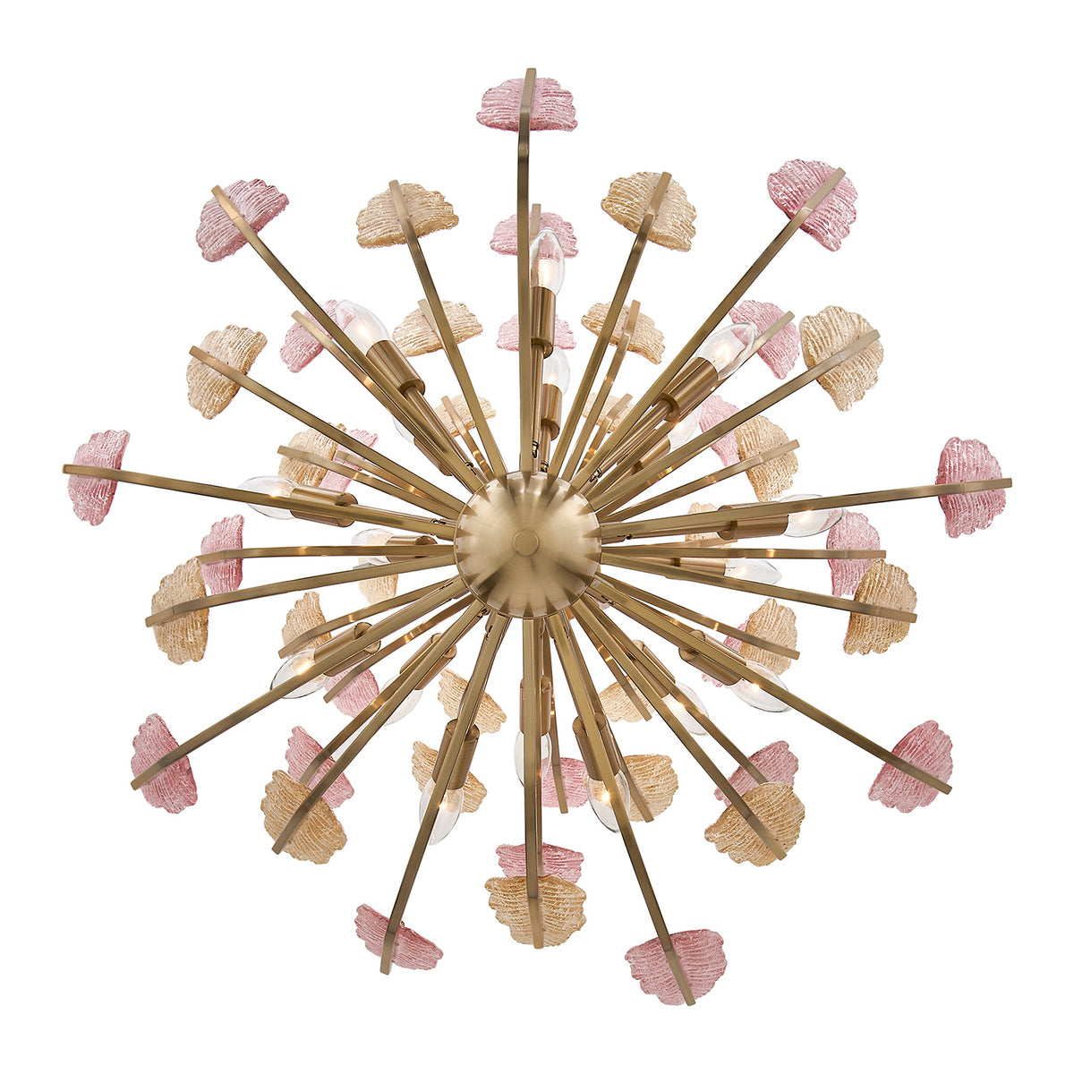 Kalco - 526555BCG - 22 Lumières Suspendu - Autumna - Or champagne brossé