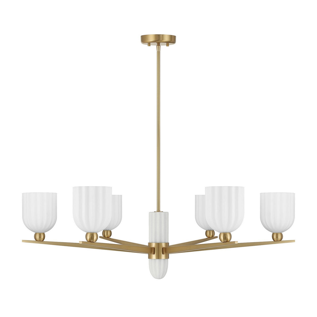 Savoy House - 1-1125-6-322 - Six Lumières Suspendu - Collier - Laiton chaud