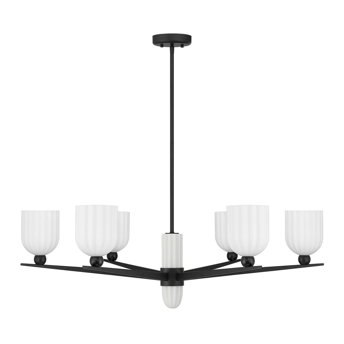 Savoy House - 1-1125-6-89 - Six Lumières Suspendu Collier - Noir mat