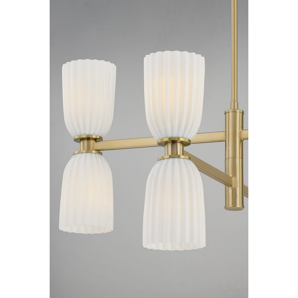 Savoy House - 1-1248-8-127 - Eight Light Chandelier - Baldwin - Noble Brass