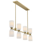 Savoy House - 1-1249-8-127 - Huit lumières linéaires Suspendu - Baldwin - Noble Brass