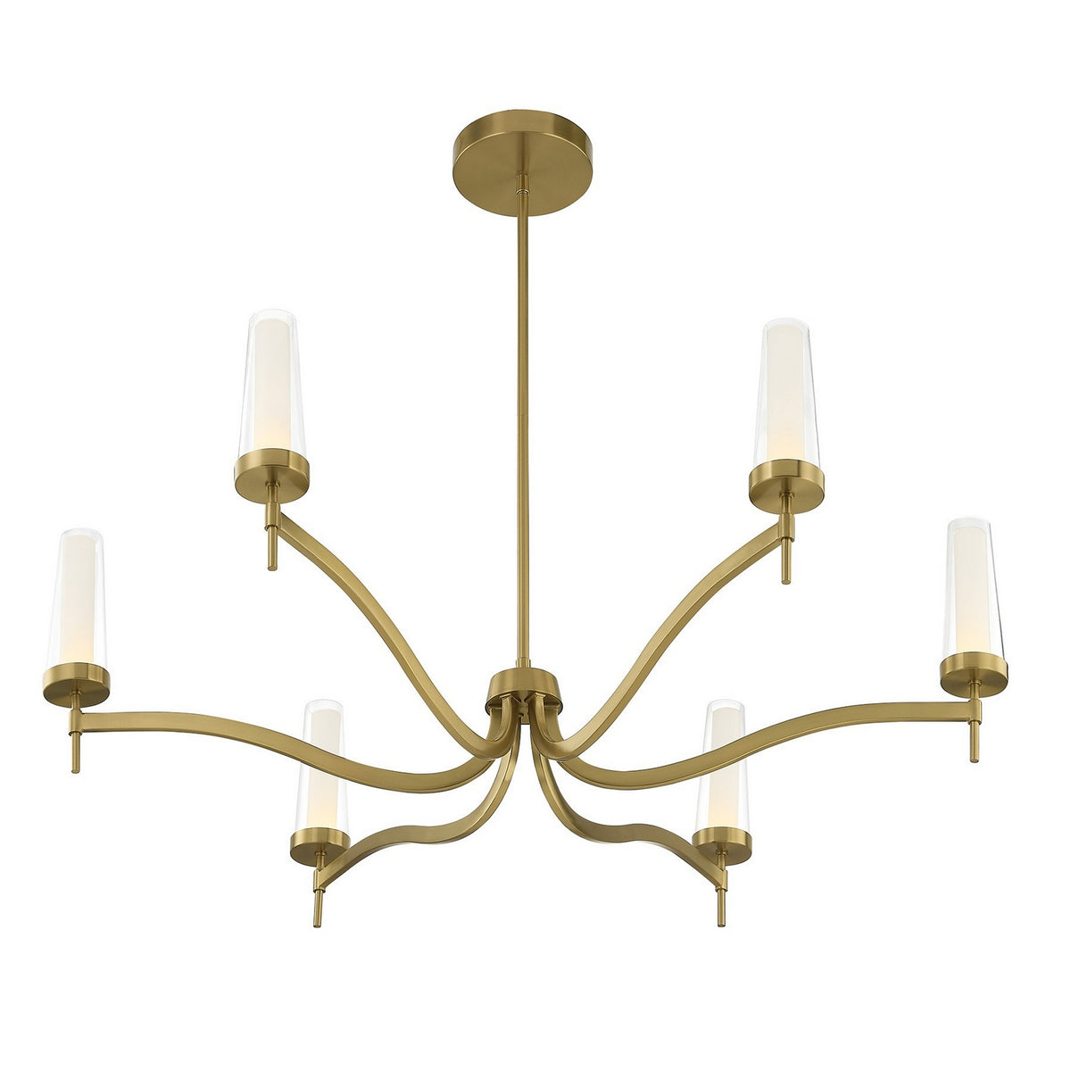 Savoy House - 1-1464-6-322 - LED Chandelier - Butler - Warm Brass