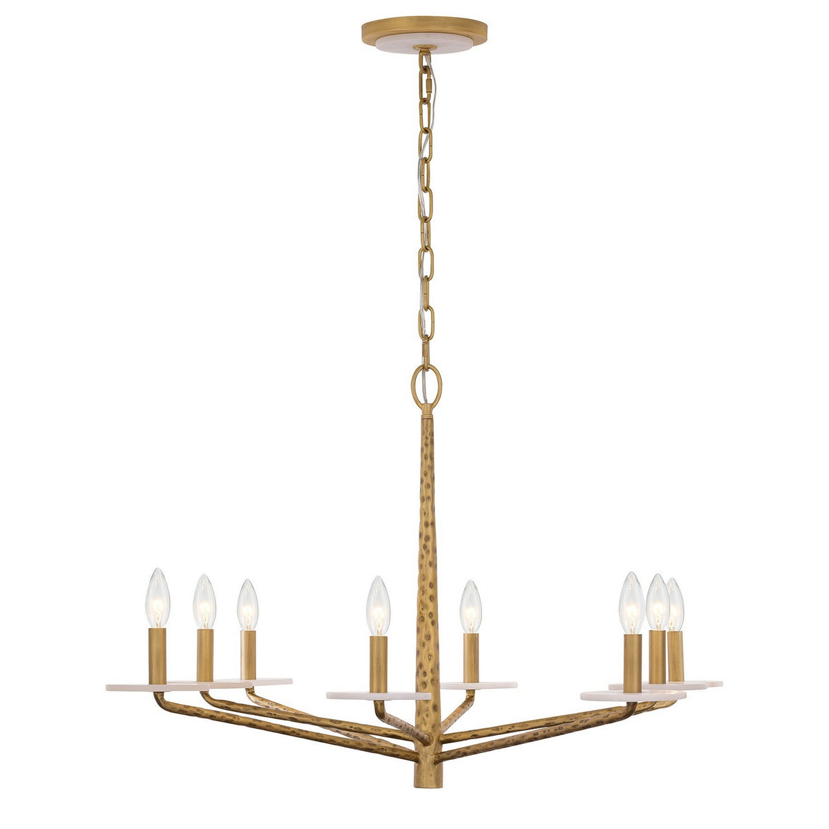 Savoy House - 1-1965-8-60 - Eight Light Chandelier - Judi - Distressed Gold