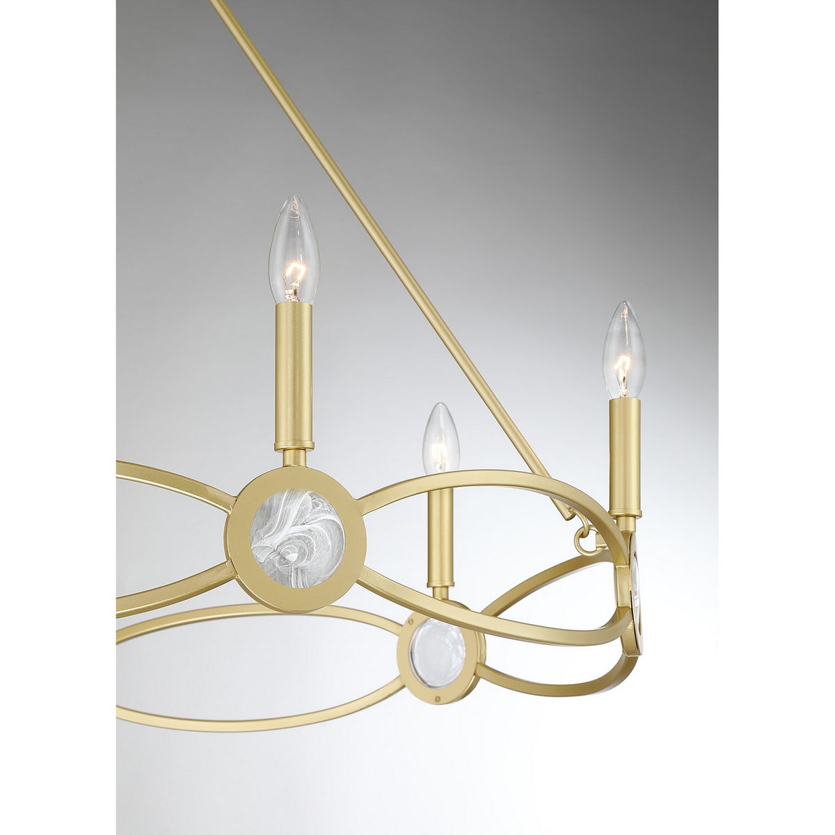 Savoy House - 1-4101-6-328 - Six Lumières Suspendu - Minette - Or filé