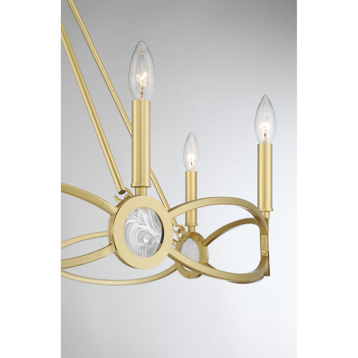 Savoy House - 1-4102-8-328 - Huit Lumières Suspendu - Minette - Or filé