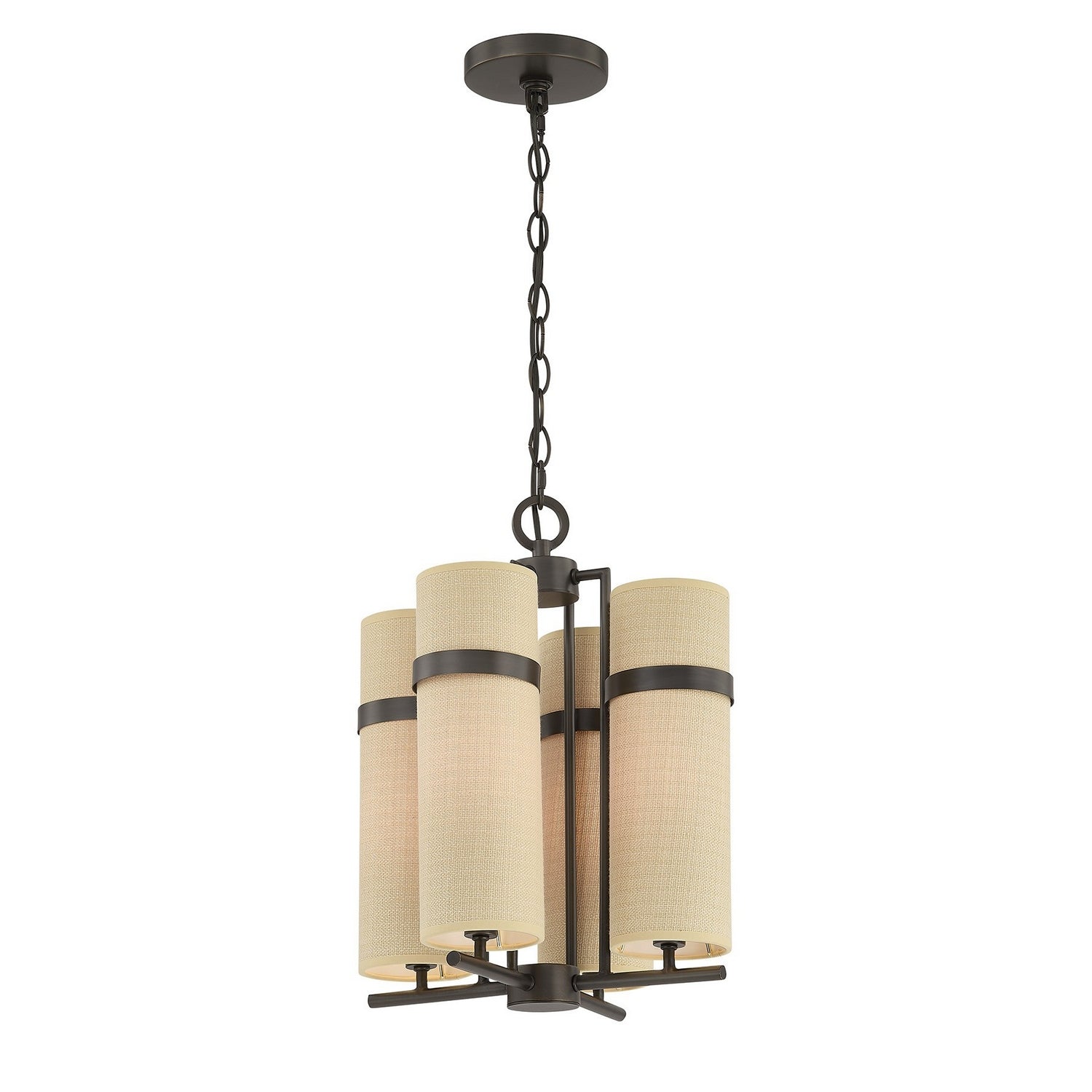 Savoy House - 1-4561-4-15 - Quatre Lumières Suspendu - Weston - Bronze méditerranéen