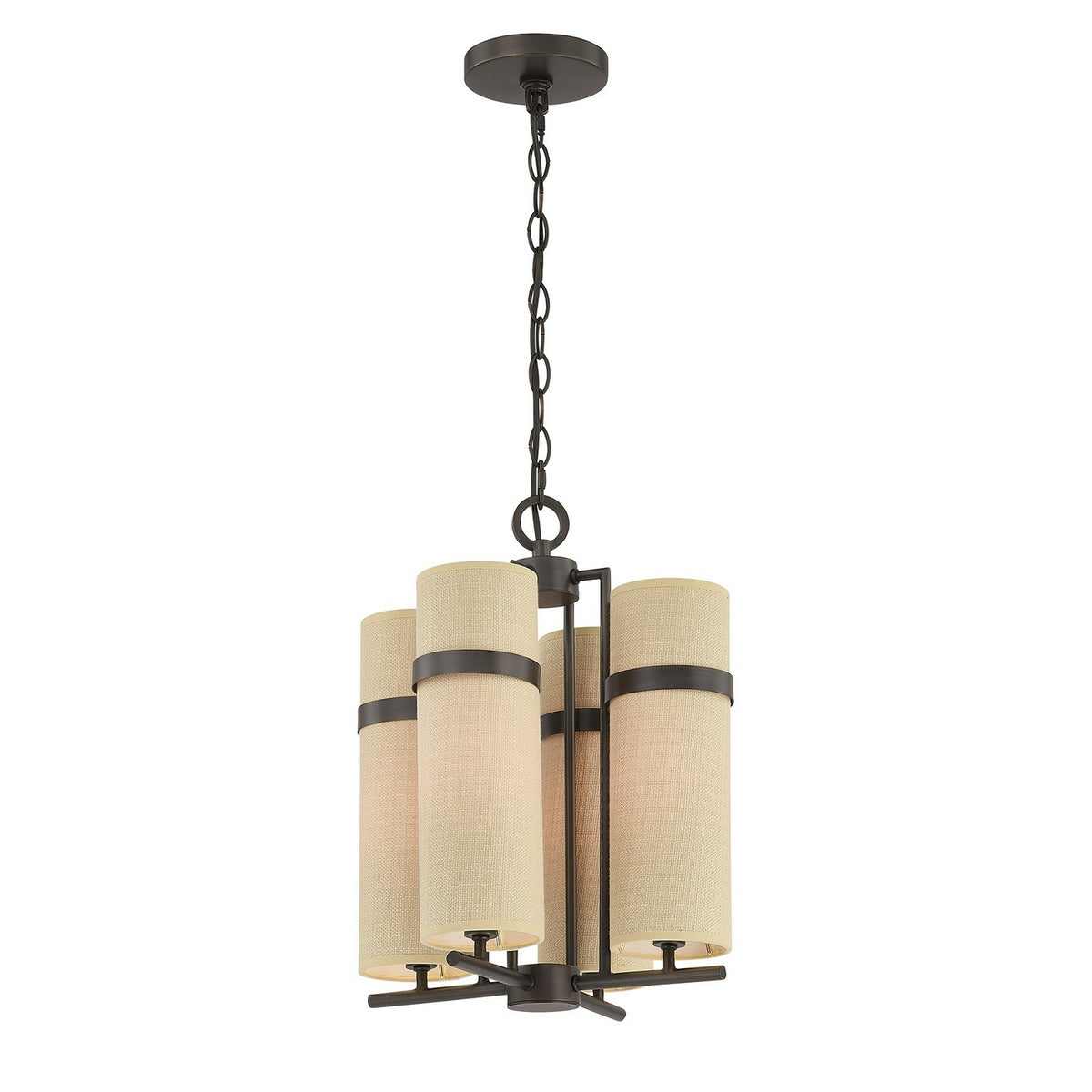 Savoy House - 1-4561-4-15 - Quatre Lumières Suspendu - Weston - Bronze méditerranéen