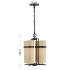 Savoy House - 1-4561-4-15 - Quatre Lumières Suspendu - Weston - Bronze méditerranéen