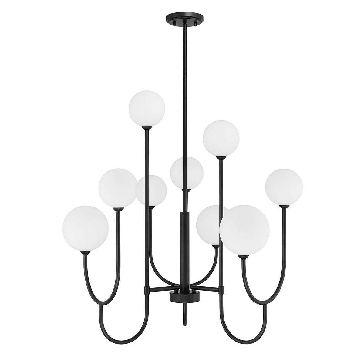 Savoy House - 1-5980-9-89 - Neuf Lumières Suspendu - Chester - Noir mat