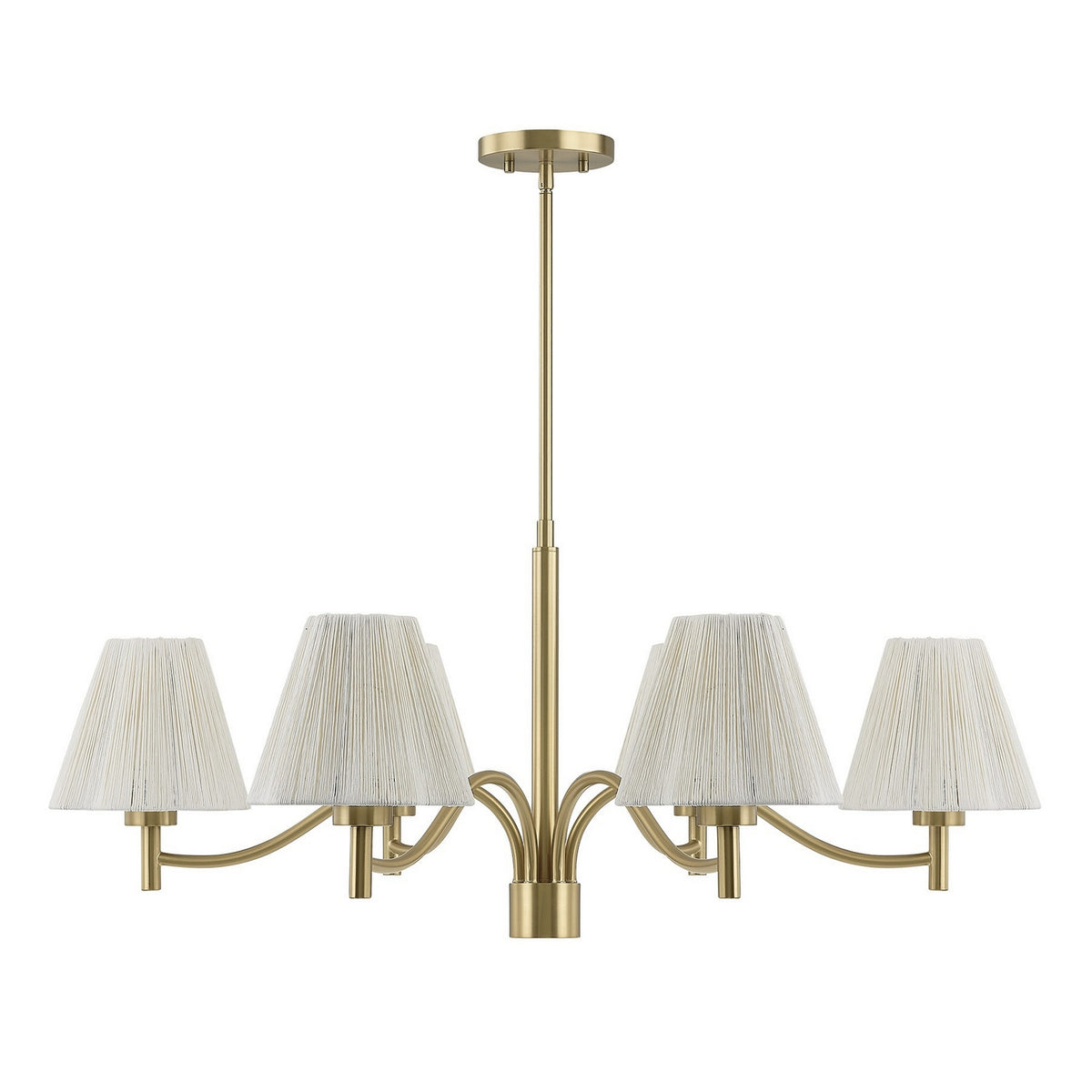 Savoy House - 1-6084-6-127 - Six Lumières Suspendu - Rosa - Noble Brass