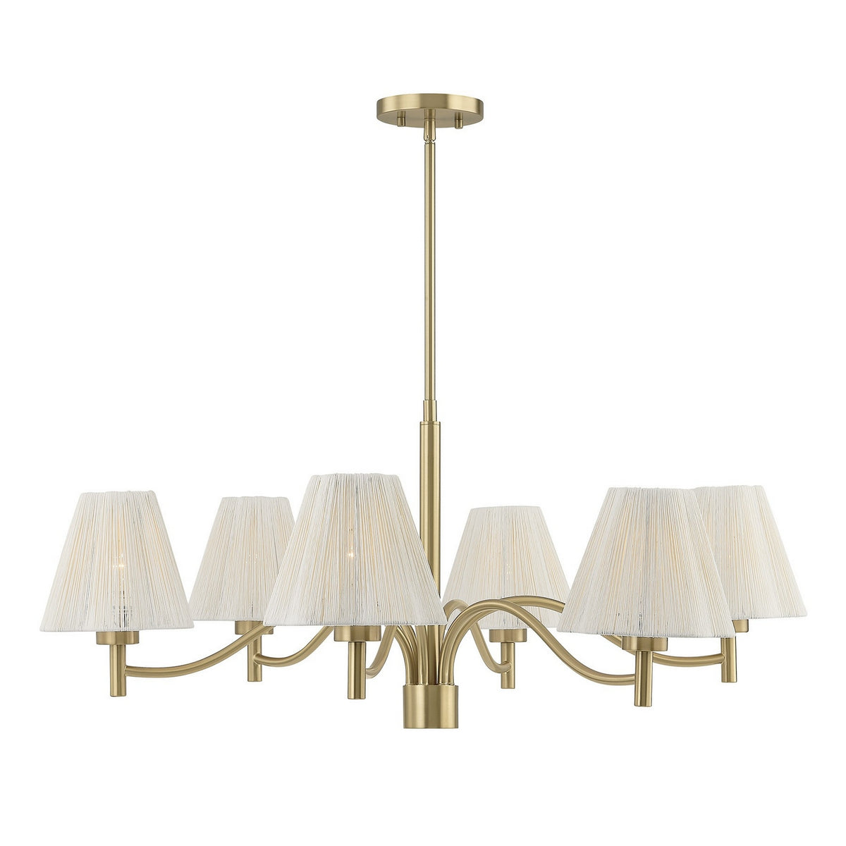 Savoy House - 1-6084-6-127 - Six Lumières Suspendu - Rosa - Noble Brass