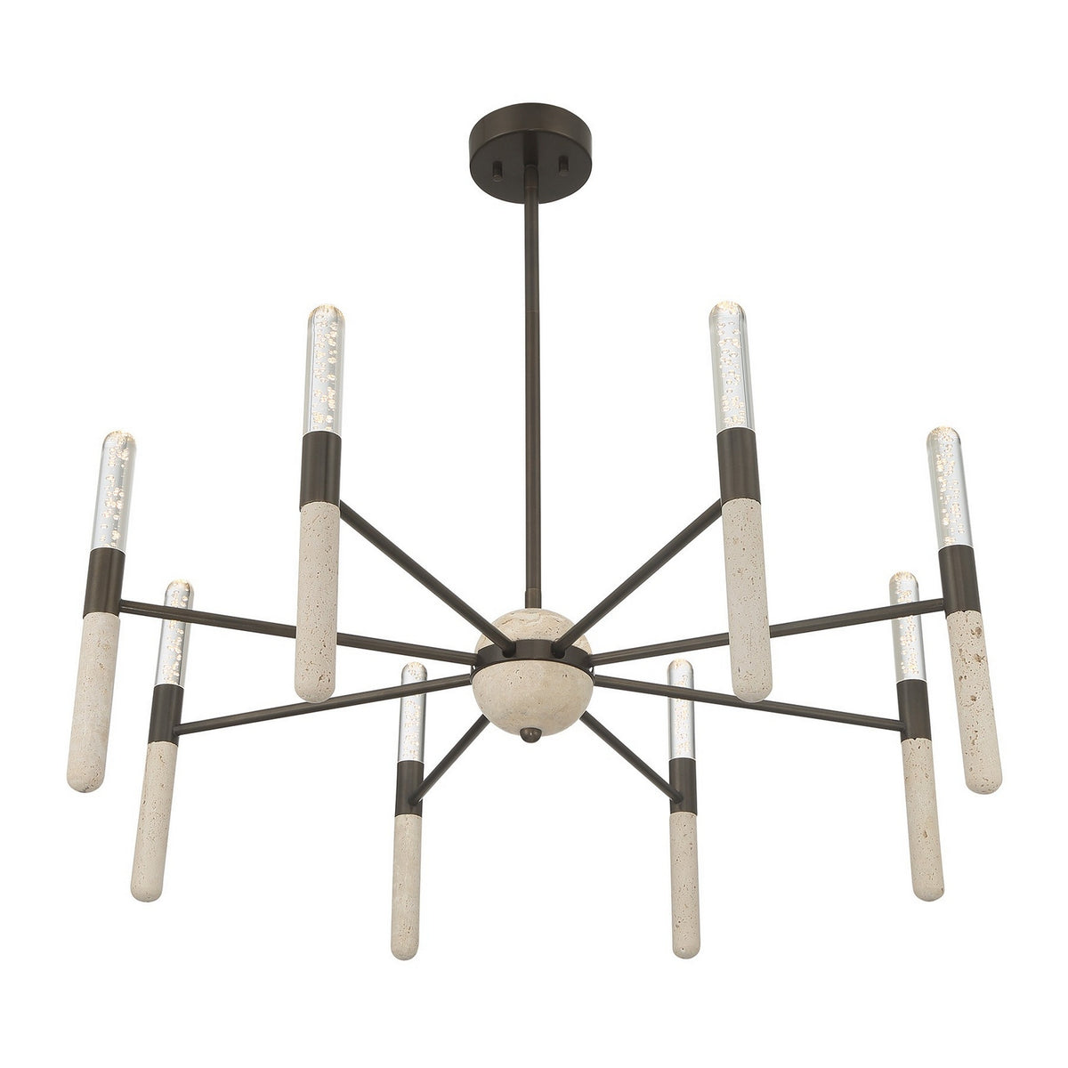 Savoy House - 1-9716-8-15 - LED Chandelier - Linden - Mediterranean Bronze