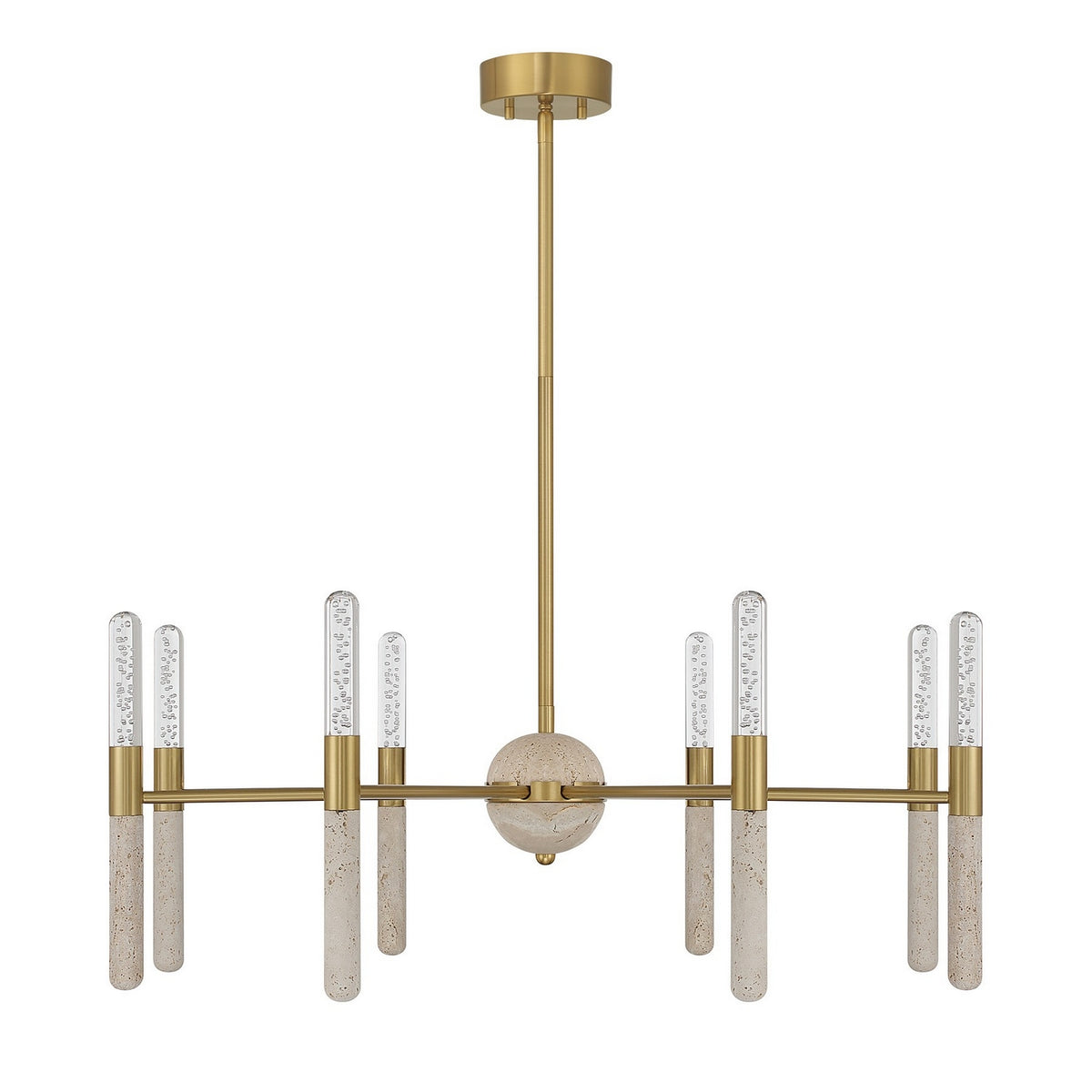 Savoy House - 1-9716-8-322 - LED Chandelier - Linden - Warm Brass