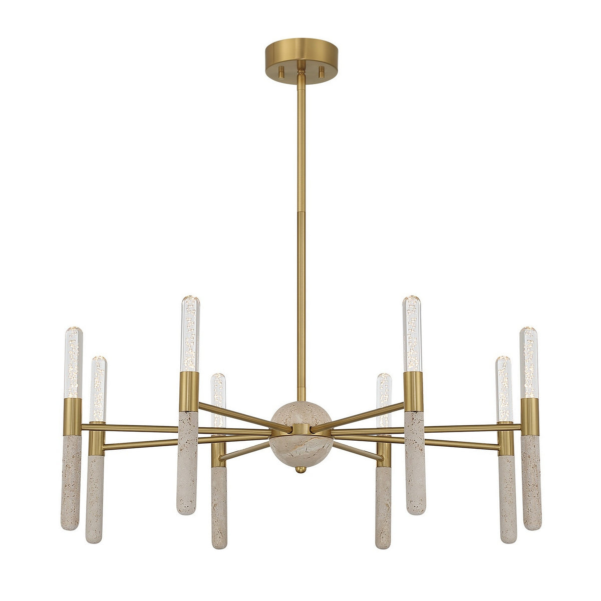 Savoy House - 1-9716-8-322 - LED Chandelier - Linden - Warm Brass