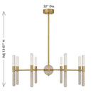 Savoy House - 1-9716-8-322 - LED Suspendu - Tilleul - Laiton chaud