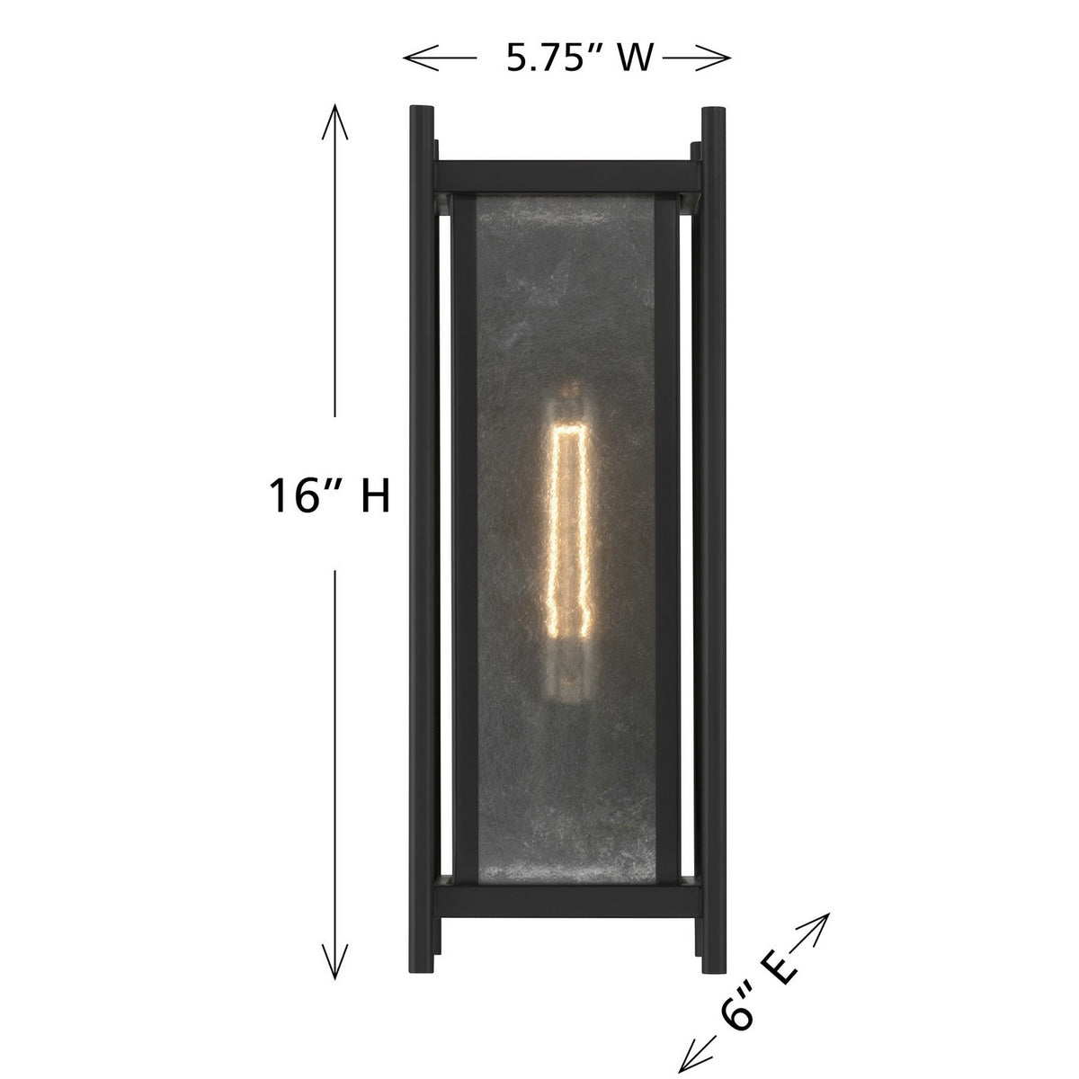 Savoy House - 5-3804-BK - One Light Outdoor Wall Lantern - Jacobs - Matte Black