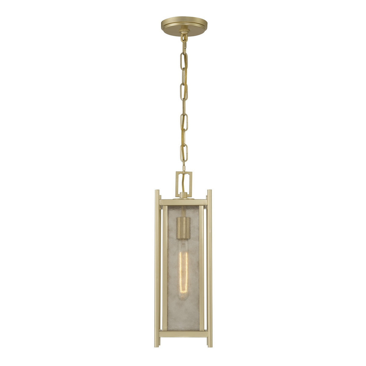 Savoy House - 5-3806-344 - Lanterne suspendue d'extérieur à une lumière - Jacobs - Laiton Serene