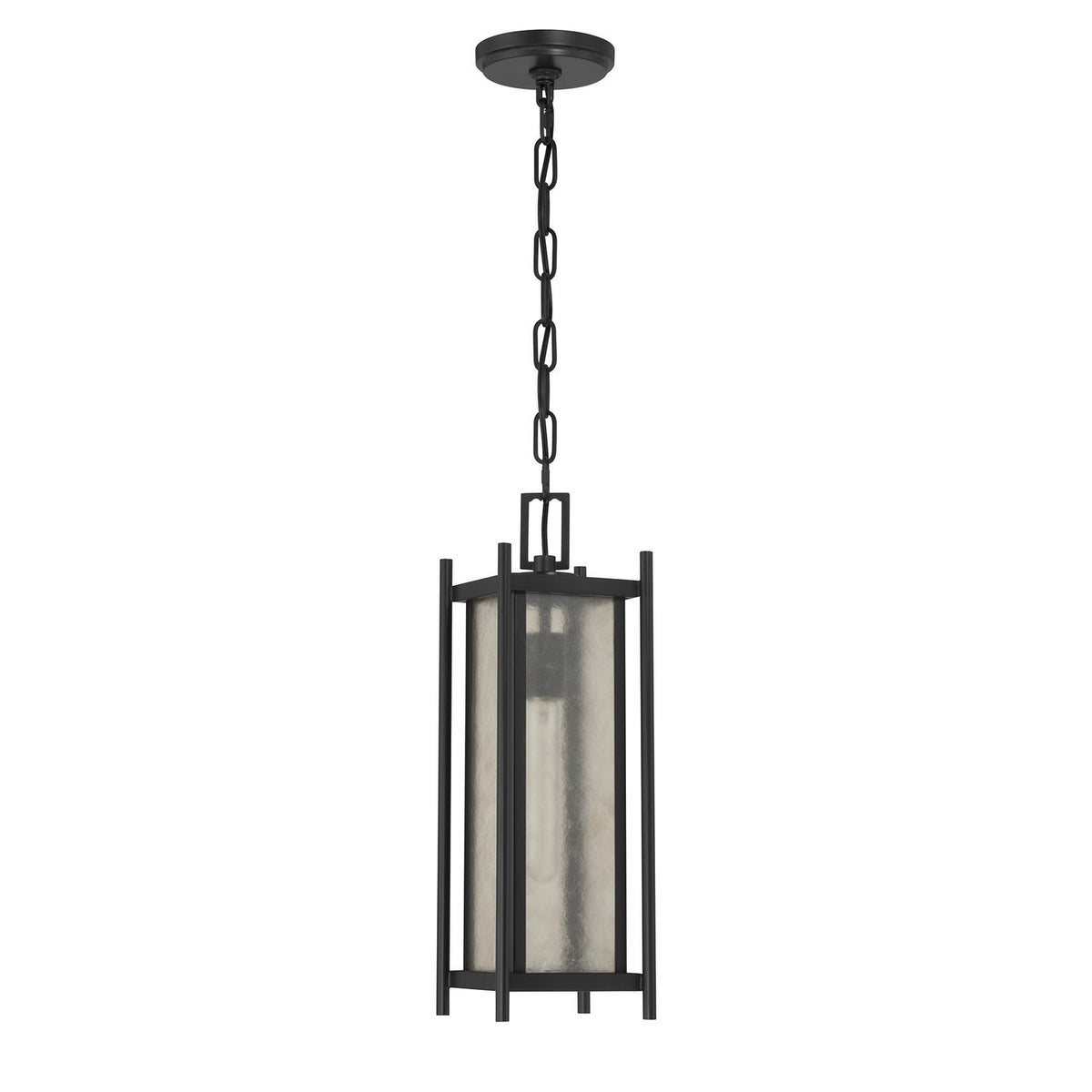 Savoy House - 5-3806-BK - Lanterne suspendue d'extérieur à une lumière - Jacobs - Noir mat