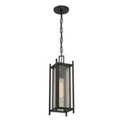 Savoy House - 5-3806-BK - Lanterne suspendue d'extérieur à une lumière - Jacobs - Noir mat