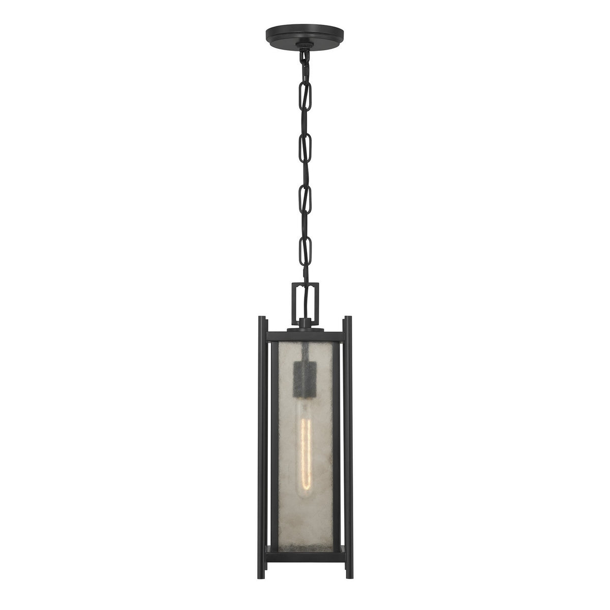 Savoy House - 5-3806-BK - Lanterne suspendue d'extérieur à une lumière - Jacobs - Noir mat