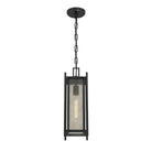 Savoy House - 5-3806-BK - Lanterne suspendue d'extérieur à une lumière - Jacobs - Noir mat